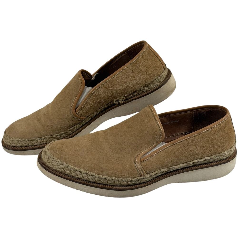 Donald J. Pliner Loafers, Men’s 10.5, Tan, Leather, Slip On, Dress Casual